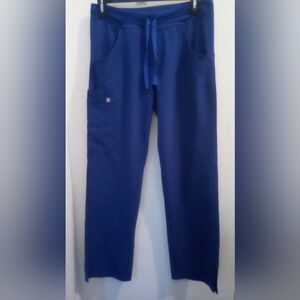 Figs Kade Cargo Scrub Pants Royal Blue Size XS